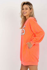 Ex Moda TEXAS Slogan Long Sweatshirt