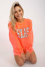 Ex Moda TEXAS Slogan Long Sweatshirt