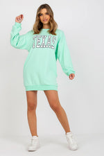 Ex Moda TEXAS Slogan Long Sweatshirt