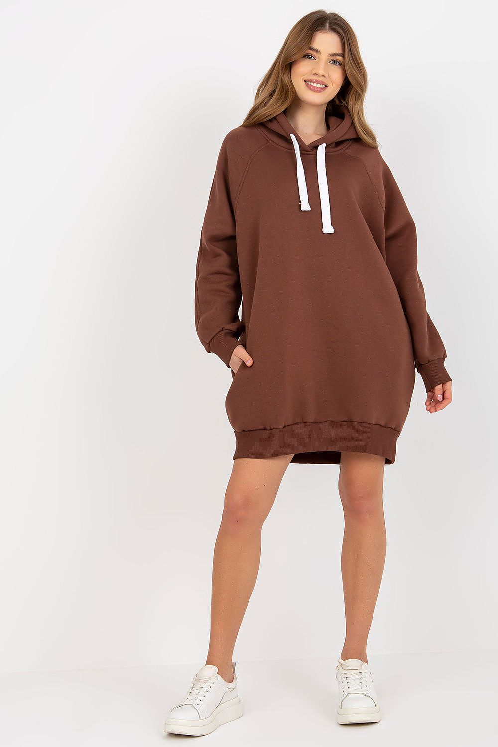 Ex Moda Long Drawstring Hoodie