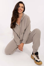 MBM Casual Hoodie Loungewear Set grey one-size-fits-all