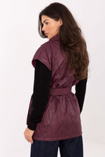 Rue Paris Quilted Buttoned Gilet Vest