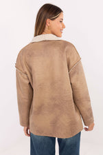 Factory Price Faux Fur Lapel Jacket