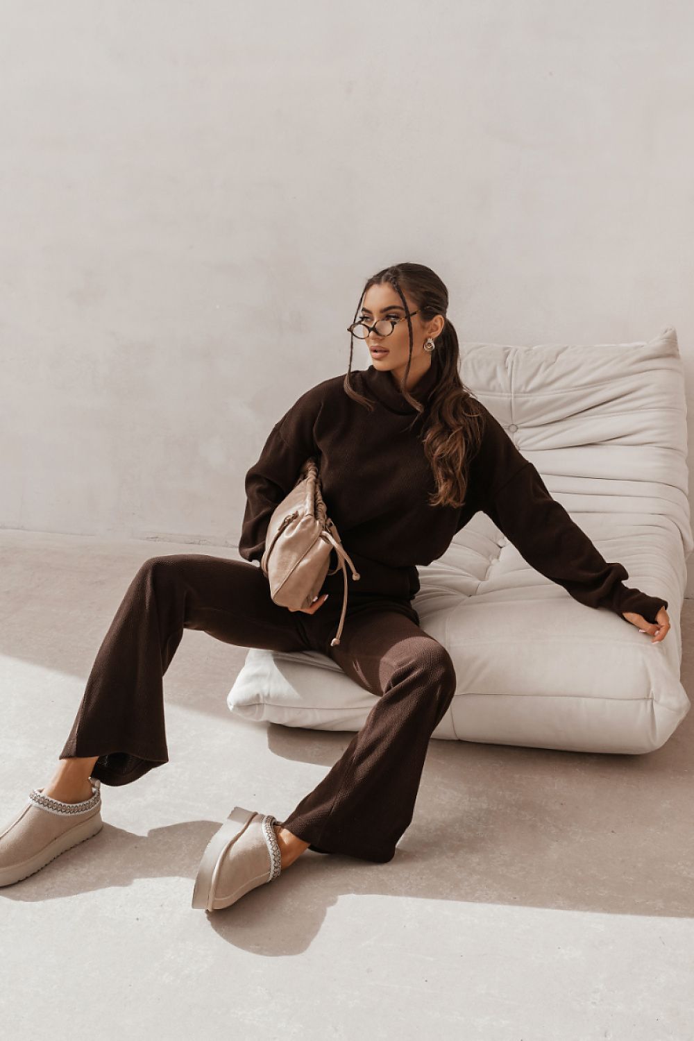LaBalancia Priah Loungewear Set brown