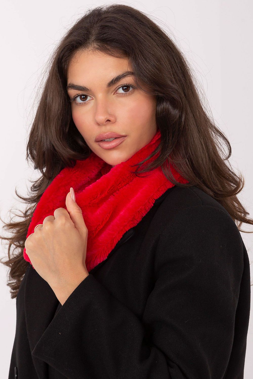 AT Fluffy Infinity Scarf