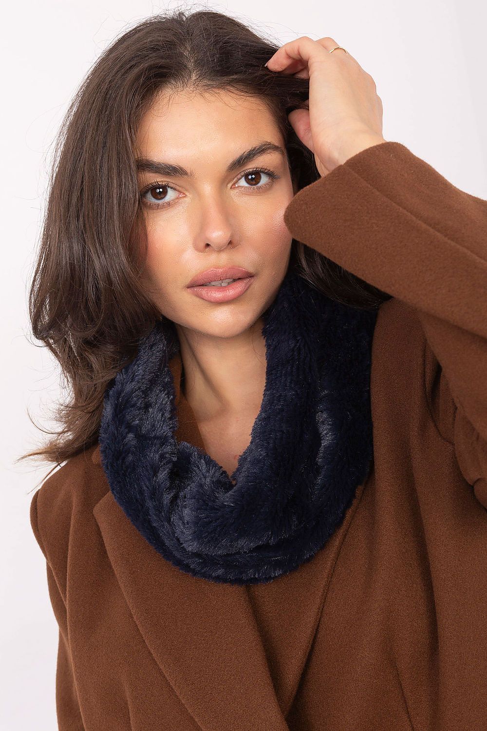 AT Fluffy Infinity Scarf