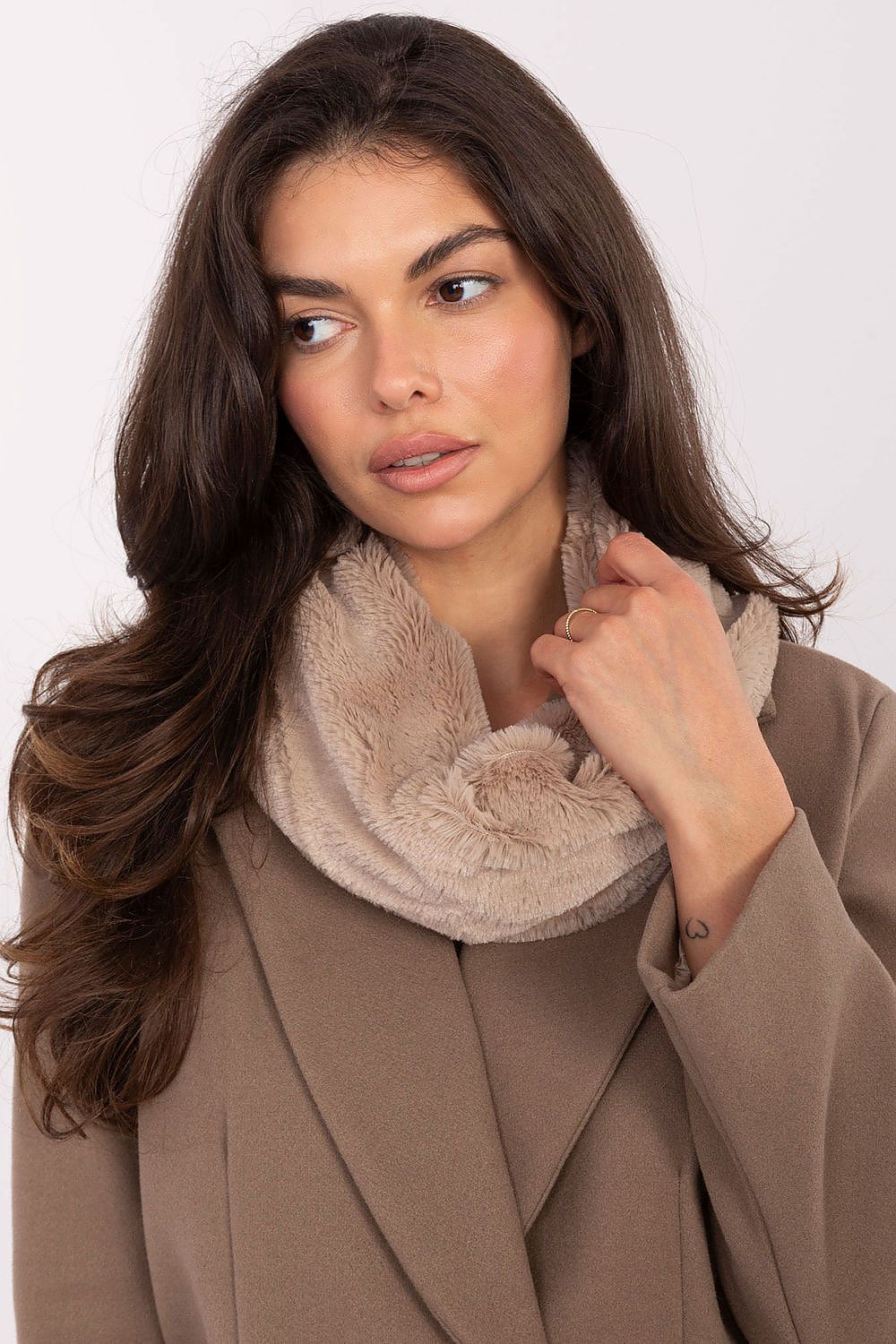 AT Fluffy Infinity Scarf