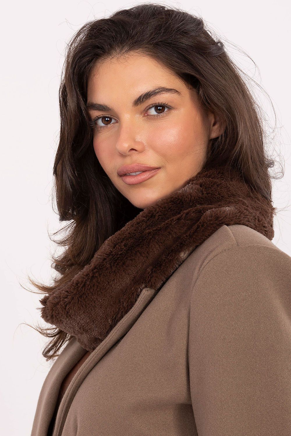 AT Fluffy Infinity Scarf