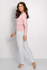 Momenti Per Me Elegant Two-Piece Pyjama Set Pink