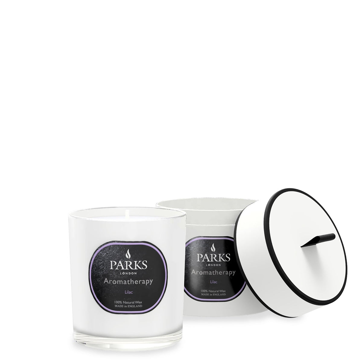 Parks London Aromatherapy Lilac Luxury Candle 220g