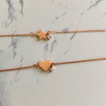 Dainty Bracelet with Tiny Heart