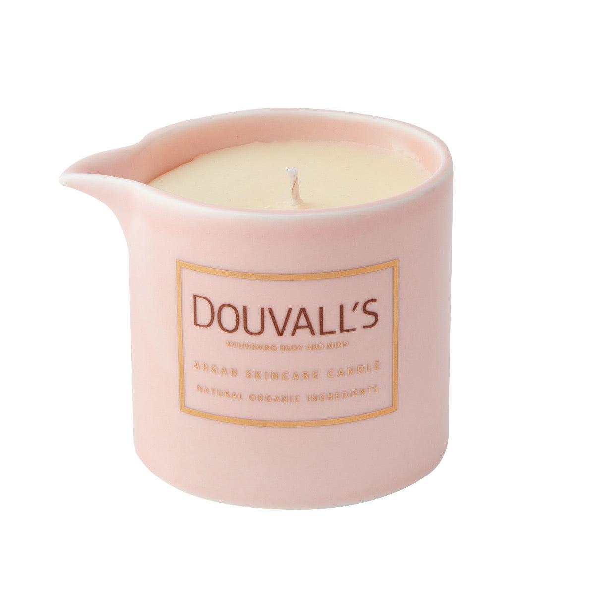 Douvall's Organic Argan Skincare Candle, Forbidden Spices 180g | Intensely Nourishing and Hydrating Body Treatment