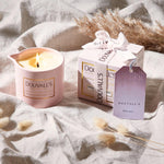 Douvall's Organic Argan Skincare Candle, Orange & Frankincense 180g | Intensely Nourishing Body Treatment