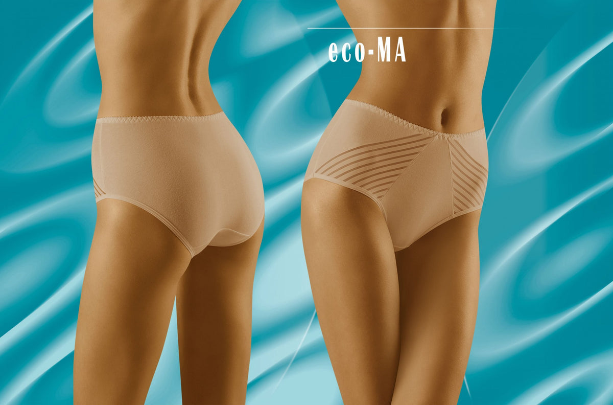 Wolbar Eco-Ma Sheer Cotton Briefs Beige