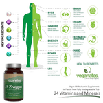 Ethical UK Vegan Multivitamin Supplement (Recycled Glass Jar)