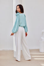 Evelyn Satin Blouse | Roco Fashion