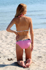 Ewlon Fibi Mosaic Two-Piece Bikini Set in Sorbet Colours