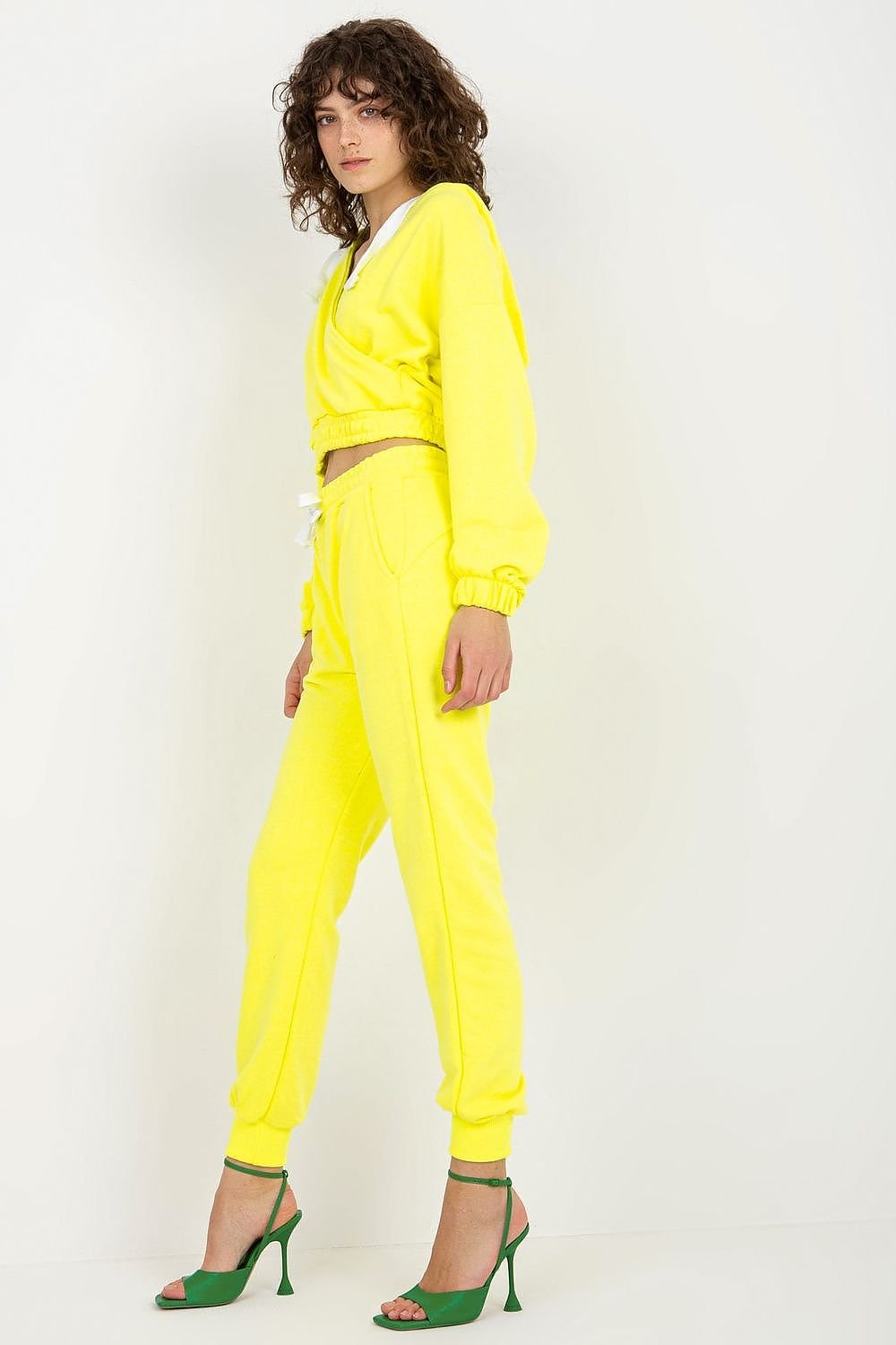 Ex Moda Loungewear Set with Hooded Sweatshirt and Long Pants