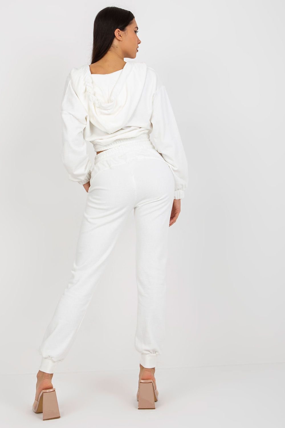Ex Moda Loungewear Set with Hooded Sweatshirt and Long Pants