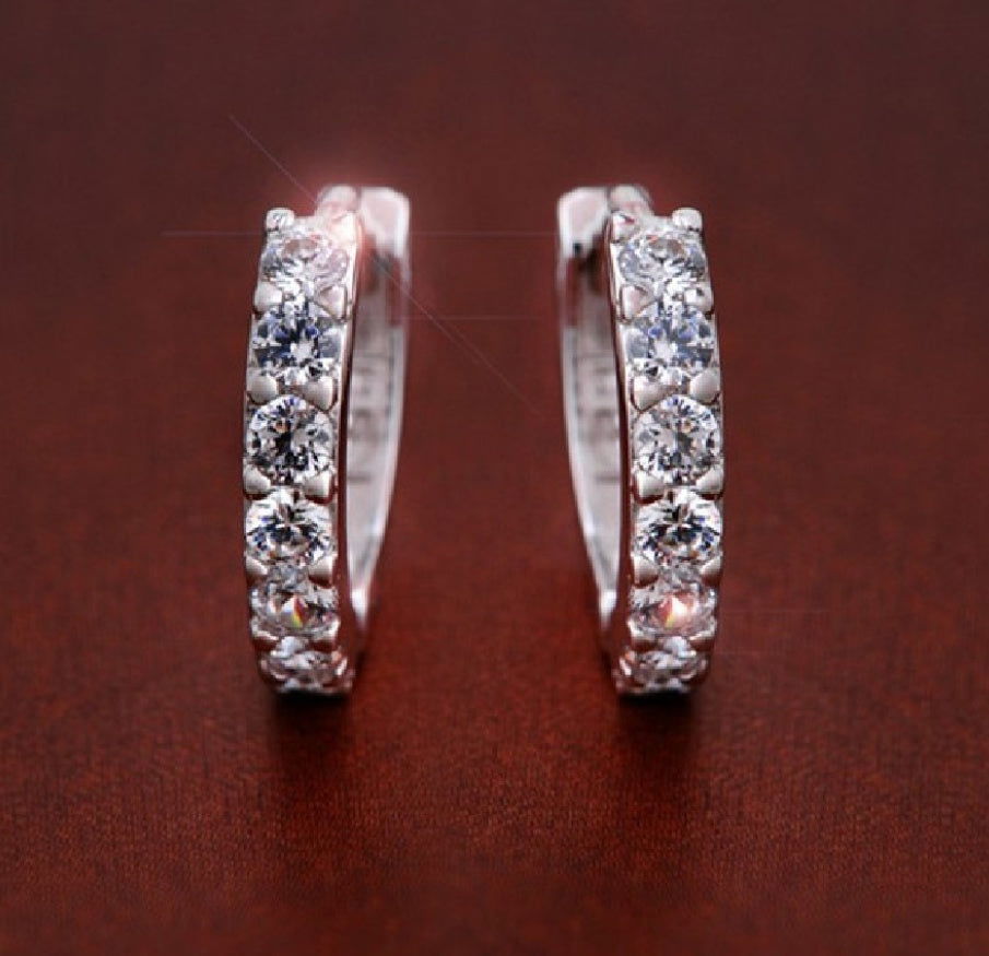 Fae Sterling Silver Huggie Earrings Default Title
