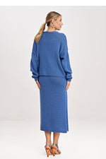 Figl Two-Piece Midi Dress and Bolero Co-Ord Set