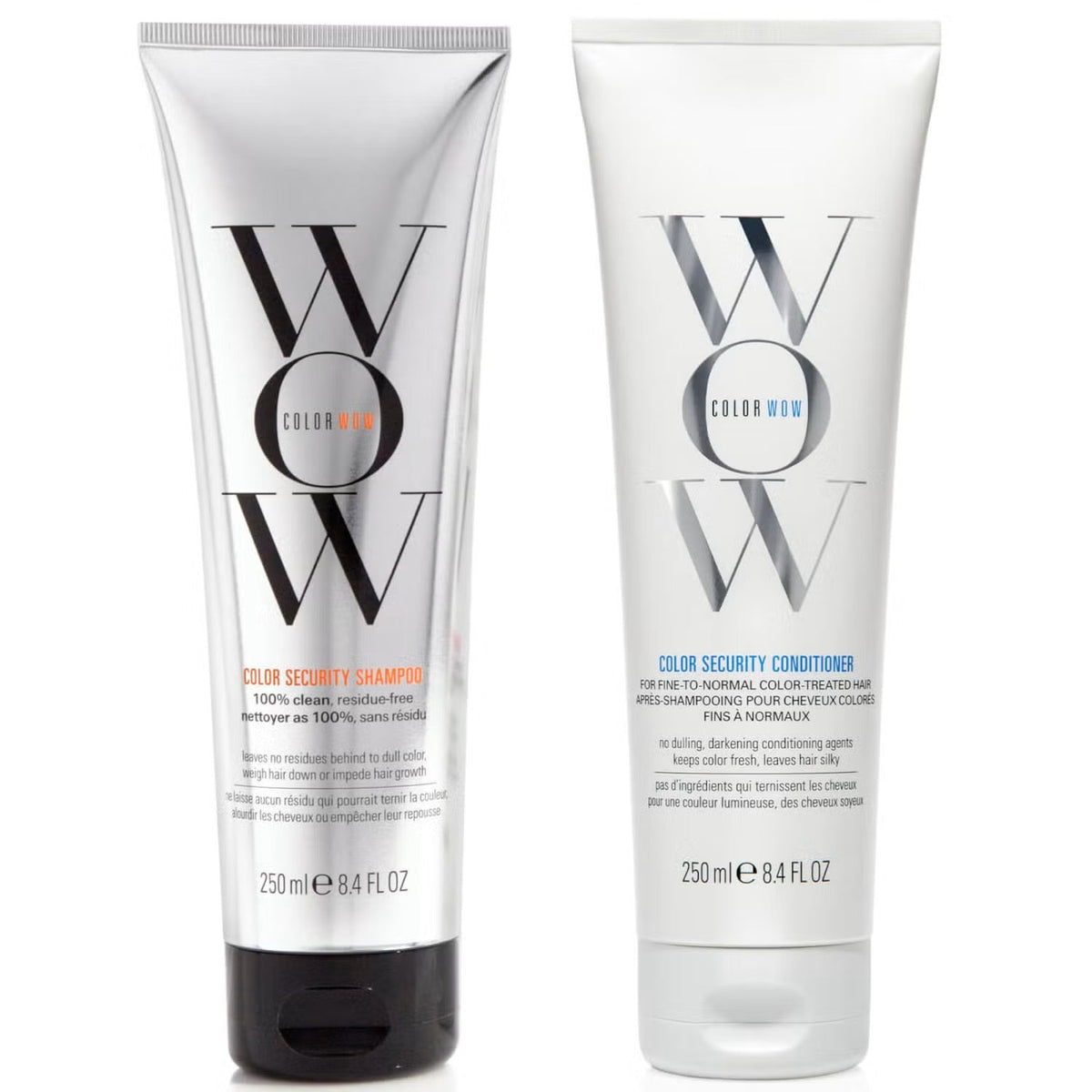 Color Wow Color Security Shampoo & Conditioner for Fine to Normal Colour-Treated Hair Twin 2 x 250ml