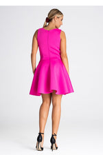 Flared Bottom Fitted Top Cocktail Dress | Figl