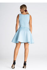 Flared Bottom Fitted Top Cocktail Dress | Figl