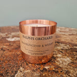 Ralph's Orchard Frankincense & Myrrh Scented Candle
