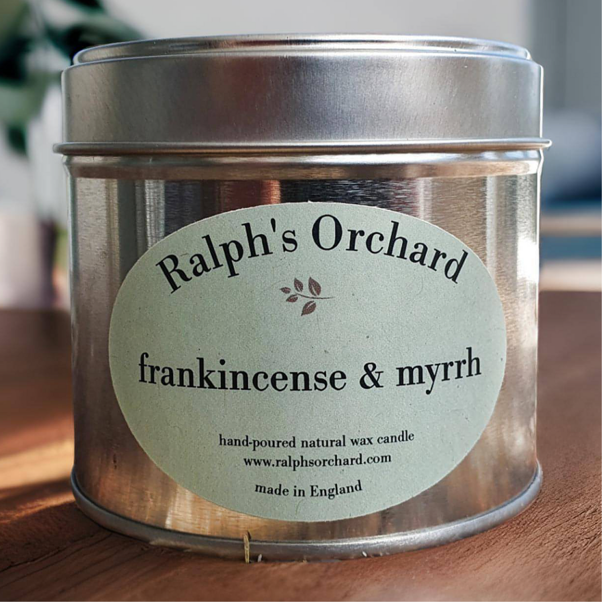 Ralph's Orchard Frankincense & Myrrh Scented Candle