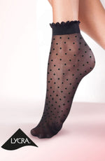 Gabriella Puntina 616 Socks One Size Black
