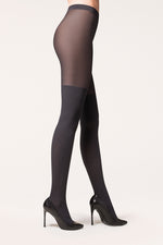 Gabriella Rita 387 faux knee-high tights in black