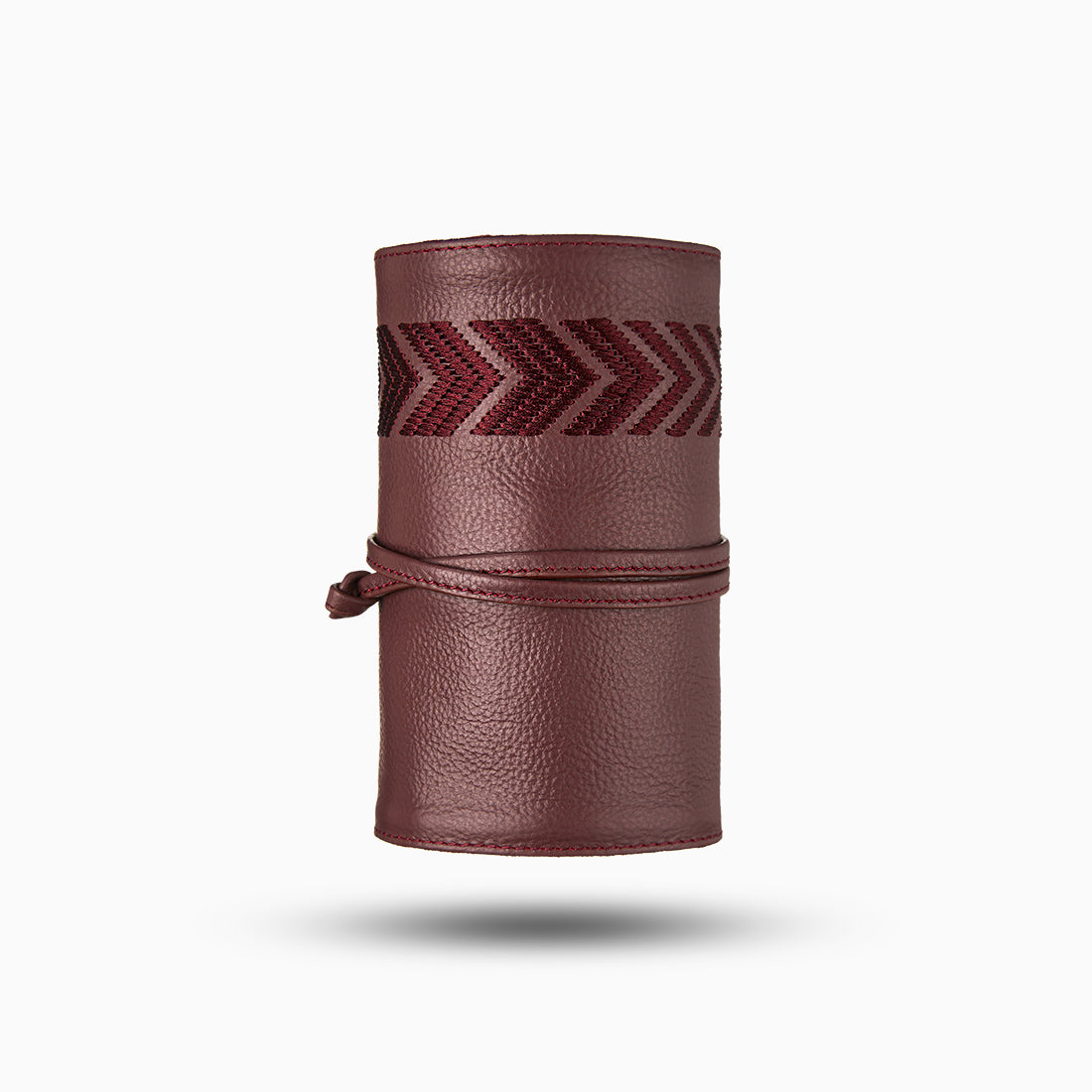 Gaucho Grooming Roll, Bordeaux Red