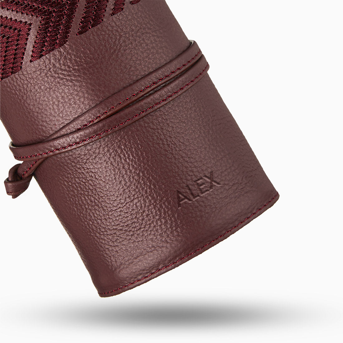 Gaucho Grooming Roll, Bordeaux Red