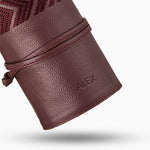 Gaucho Grooming Roll, Bordeaux Red