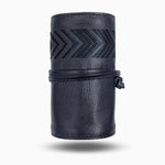 Gaucho Grooming Roll, Navy Blue Blue Tonal Bronze & Cream