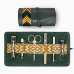 Gaucho Grooming Roll, Racing Green Green & Yellow Yellow & Cream Included