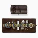 Gaucho TechRoll, Dark Brown | Mantidy® Brown Blue & Yellow Included