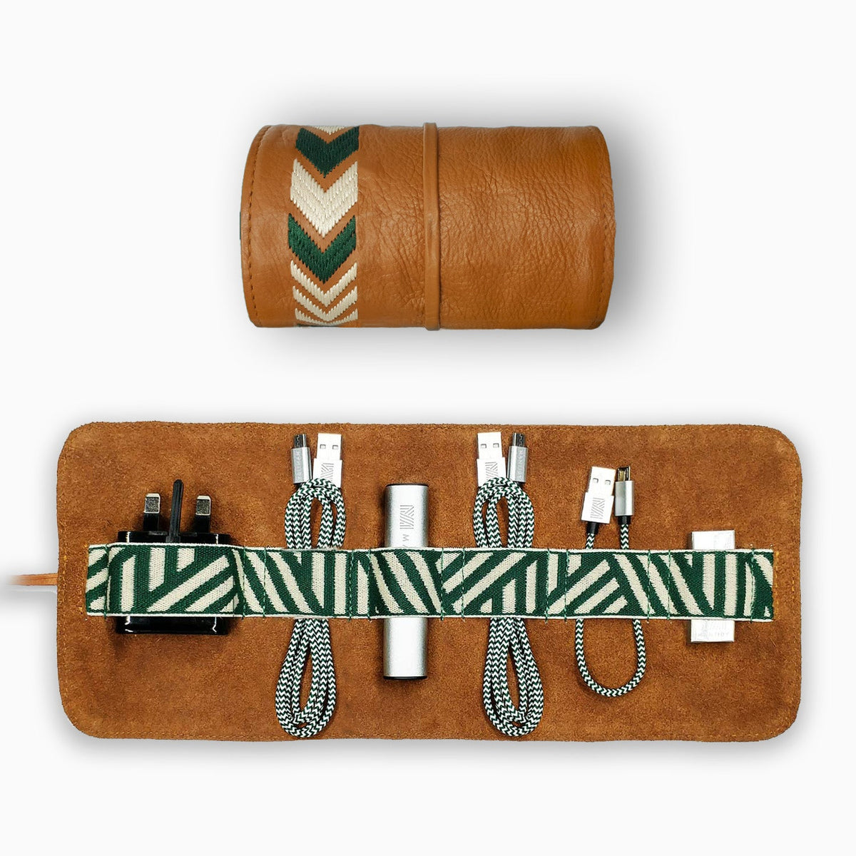 Gaucho TechRoll, Tan / Green & Cream Tan Green & Cream Green & Cream Included