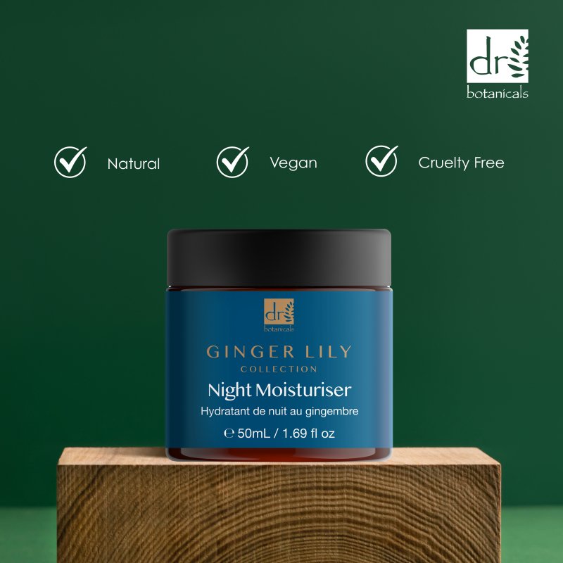 Dr Botanicals Gingerlily Night Moisturiser 50ml