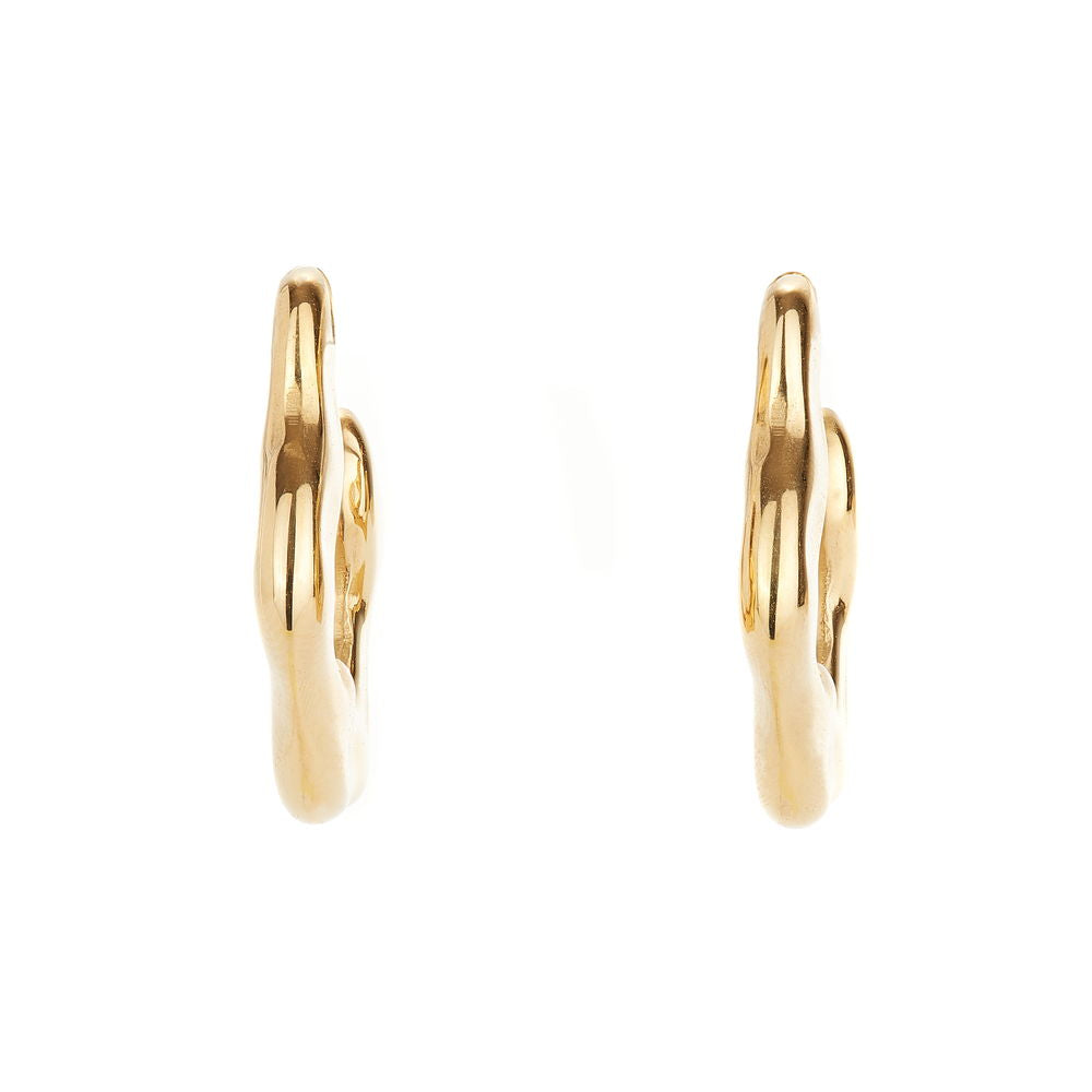 Ballinger Gold Lava Hoops