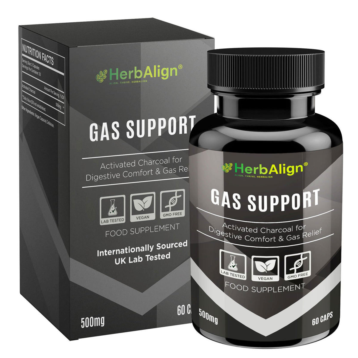 Herbalign Activated Charcoal Capsules