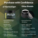 Herbalign Pure Organic Shilajit Resin 30g – High Potency Fulvic Acid UK Lab Tested