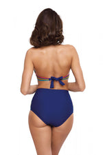 High Waisted Retro Floral Two Piece Bikini Set | Marko