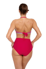 High Waisted Retro Floral Two Piece Bikini Set | Marko