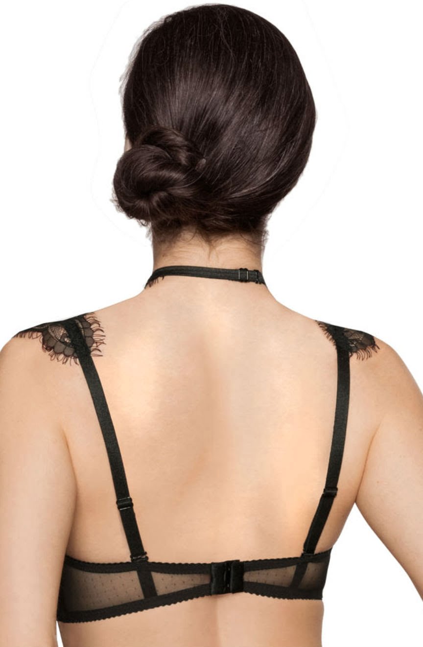 Roza Idrisa Black Push Up Bra