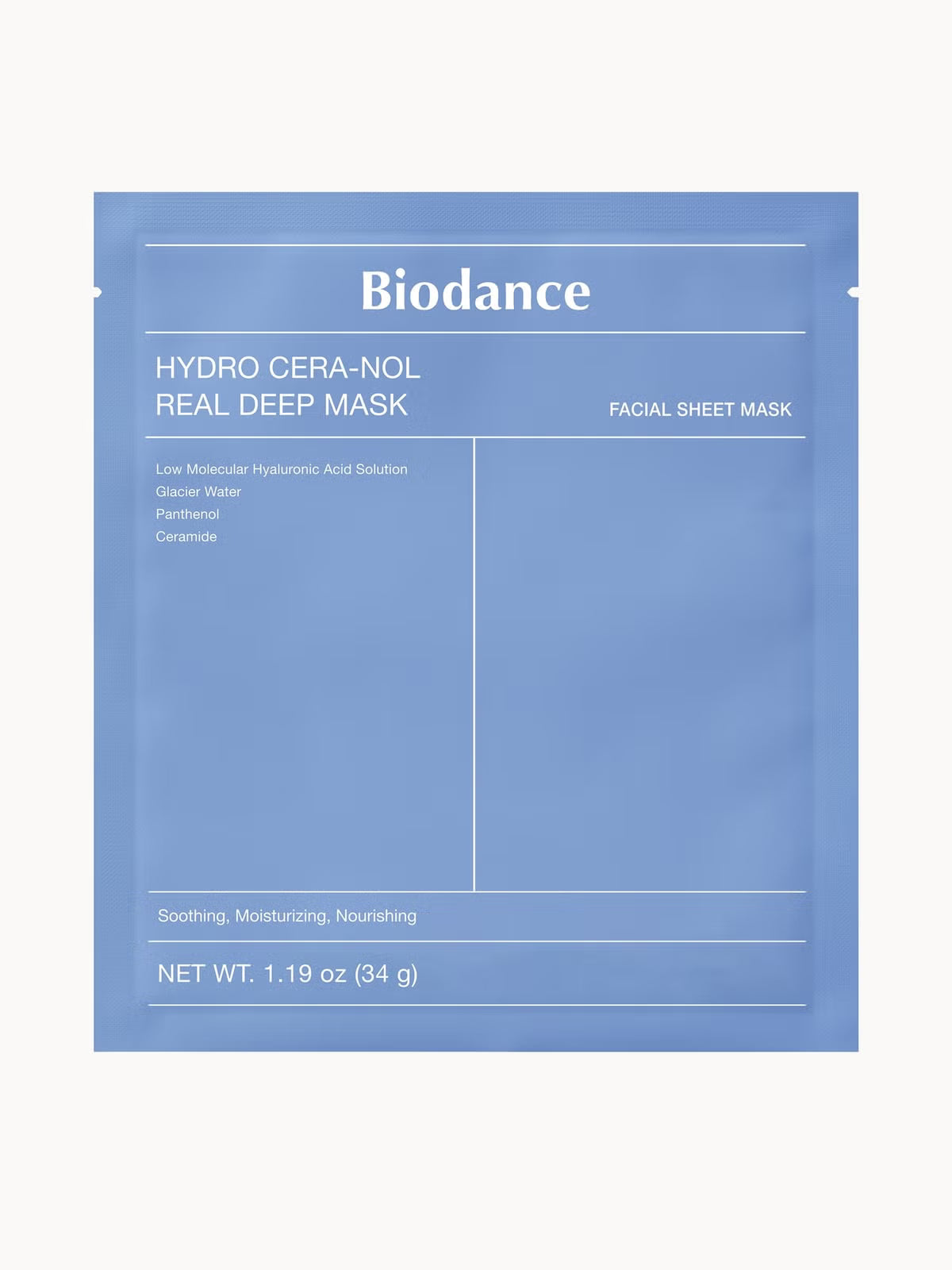 Biodance Hydro Cera-nol mask for dry skin