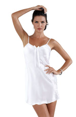 Irall Aria Short Satin Dressing Gown Navy