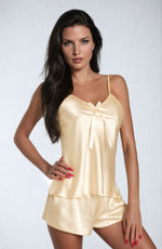 Irall Aria Shorts Top Nightwear Set Cream