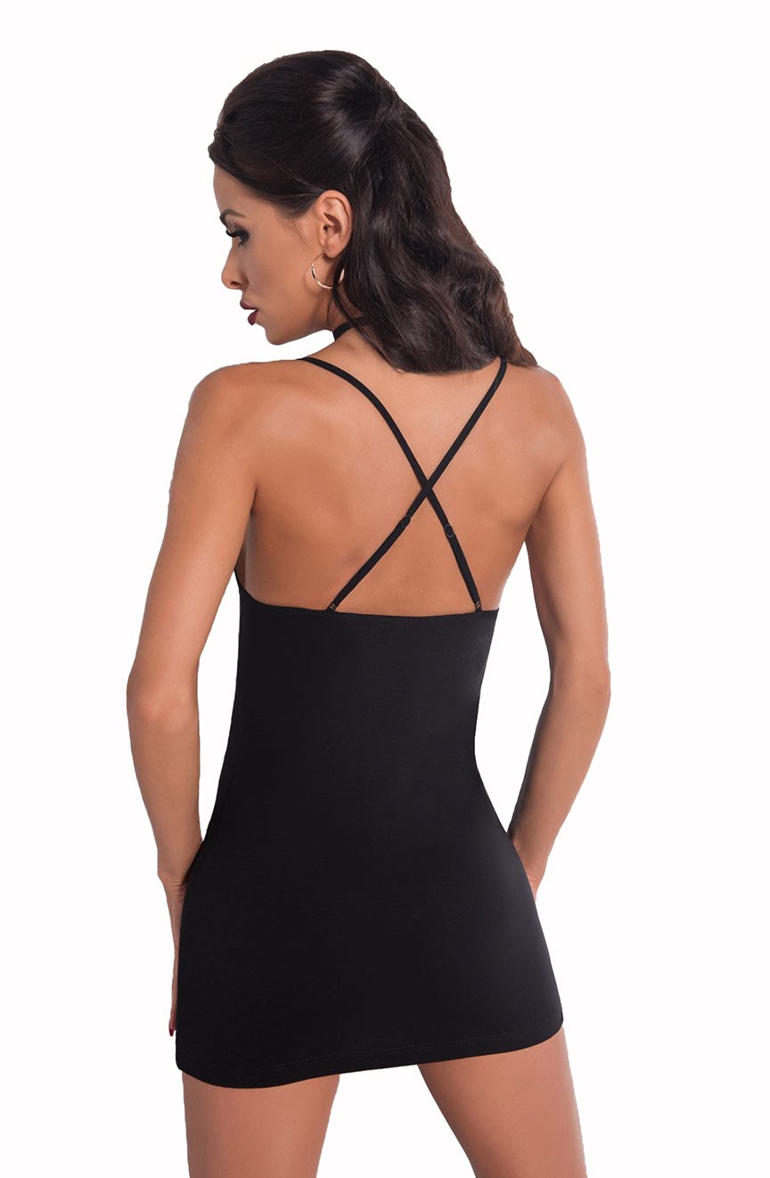 Irall Erotic Bristol Chemise & Thong Set Leopard Print